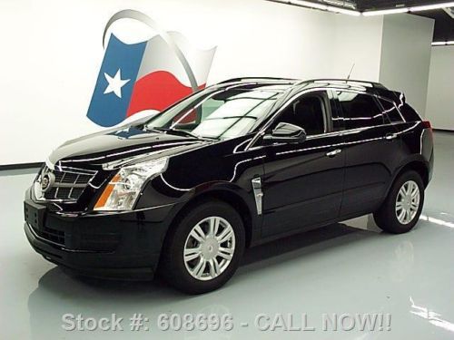 2011 cadillac srx 3.0l v6 leather blk on blk 27k miles texas direct auto