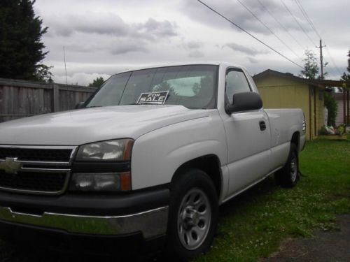 2007 chevrolet silverado 1500/wt  long bed