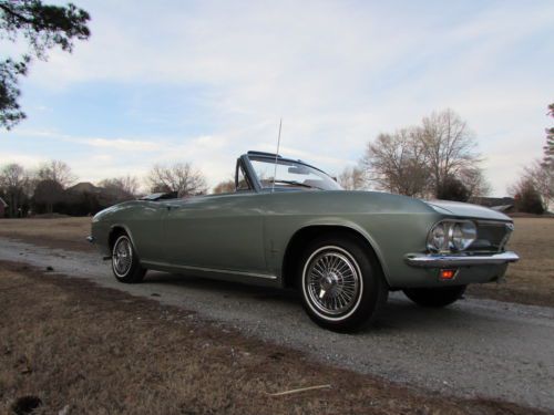 Very sharp 1966 corvair monza convertible with power top