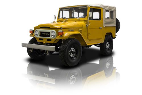 Frame off restored fj40 land cruiser 4wd 4.2l 3 speed