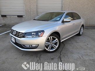 2012 volkswagen passat diesel silver tdi se w/sunroof &amp; navigation financing