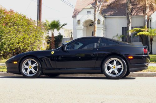 Spectacular 1998 ferrari 550 maranello - a black on black beauty with 11k miles