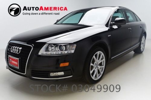 32k one 1 owner low miles 2010 audi a6 premium plus 3.0 turbo awd nav leather