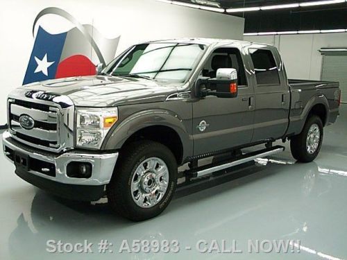 2013 ford f250 lariat crew 4x4 diesel rear cam 20&#039;s 20k texas direct auto