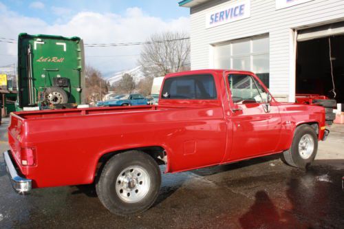 Red, excellent condition, factory 454, 4 speed, 410 gears, original, a/c