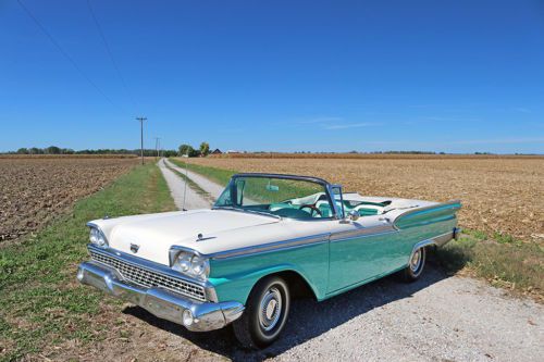 1959 ford fairlane 500 sunliner convertible