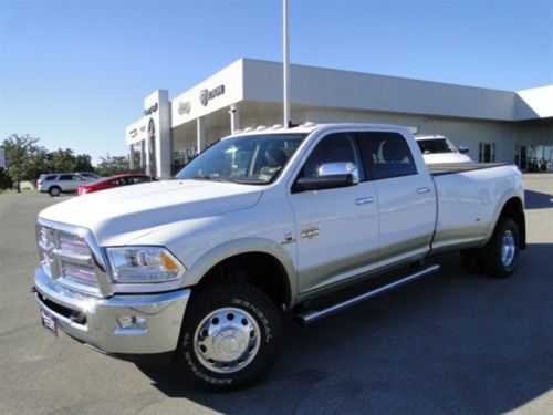 2013 ram 3500 laramie longhorn crew cab 4x4 lwb 6.7l turbo diesel dual wheel