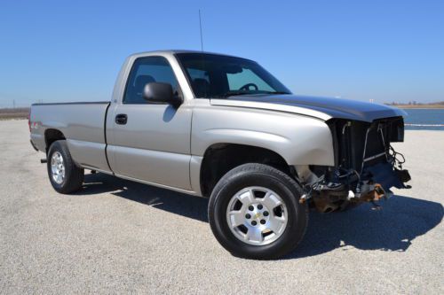 2003 chevy silverado 4x4 minor damage, ez-fix, &#034;rebuildable salvage&#034; no reserve.