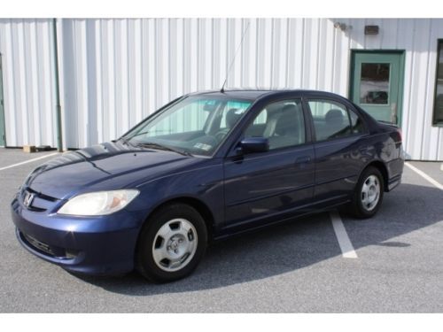 2005 honda civic hybrid automatic 4-door sedan non smoker cd a/c no reserve