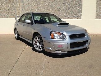 2004 subaru impreza wrx sti turbo awd modified financing 6 speed 2.5l silver 81k