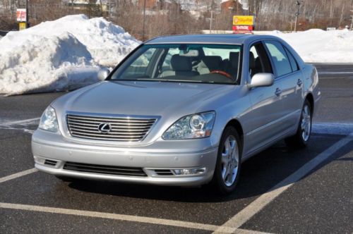 2004 lexus ls430 sedan 4-door 4.3l no reserve navigation one owner clean carfax