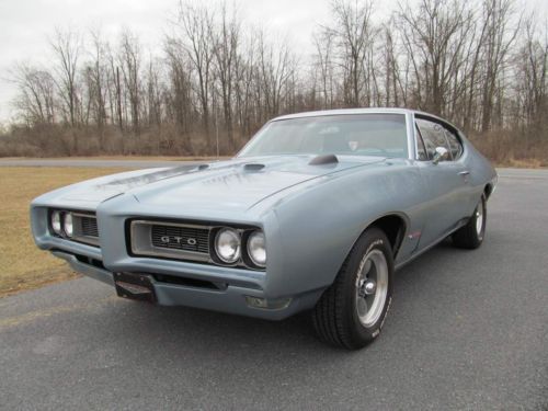 1968 pontiac gto..frame off restored!...60 pics &amp; video!...455 a/t..phs docs!..