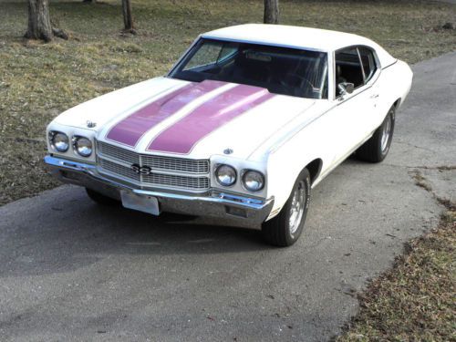 1970 chevrolet chevelle restored ss tribute! 350 crate v8 auto ac w/new interior