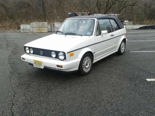 1990 volkswagen cabriolet base convertible 2-door 1.8l