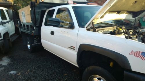 2006 chevy silverado 3500 4x4 extened cab  duramax diesel mason dump