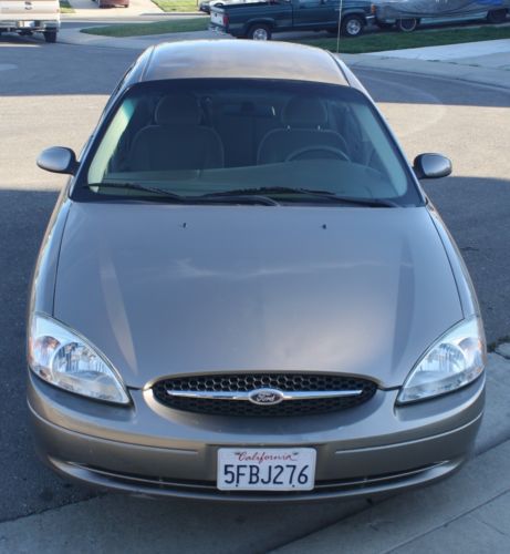 Ford taurus ses 4 dr sedan automatic gasoline 3.0l v6 sfi ohv gray