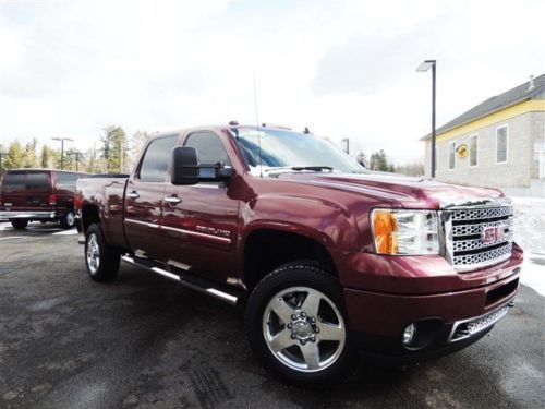 13 gmc sierra 2500hd 4x4 denali duramax diesel navigation hot/cool black leather