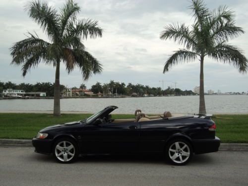 2002 saab 9-3 se turbo convertible low miles non smoker must sell no reserve!