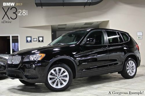 2013 bmw x3 xdrive 28i suv $40k+msrp one owner sunroof hi-fi sound usb save $$$$