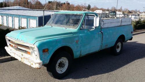 1968 chevrolet k20 4wd survivor: original 327 ,runs nice, original paint, solid!