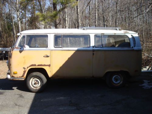 1971 vw baywindow bus van rat rod cars hot rod