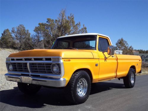 1973 ford f100 custom pickup truck 390 big block automatic