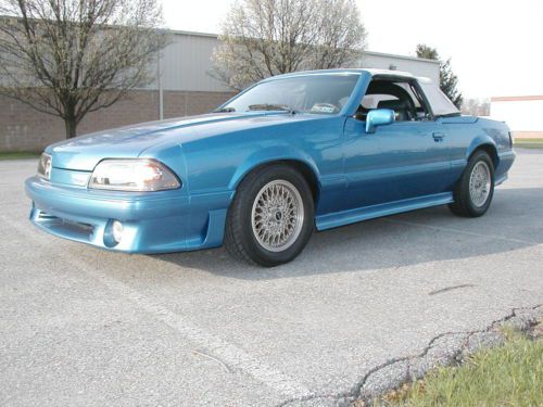 1988 asc mclaren limited edition ford mustang convertible