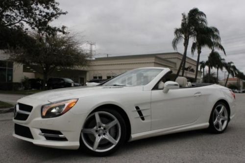 Sl550 convertible 4.6l nav turbocharged rear wheel drive power steering abs