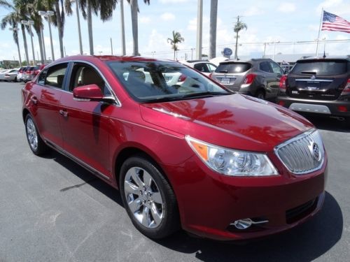 2011 buick lacrosse cxl 1 owner stunning red fla car lthr pwr pkg more automatic