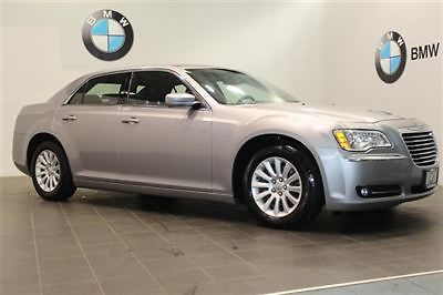 2013 chrysler 300 c rwd silver automatic rear camera leather alloys