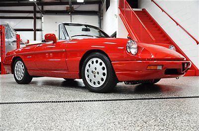 1991 alfa romeo 2000 spider veloce 15k in recent receipts like ferrari fiat wow