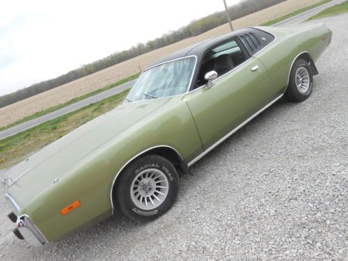 1973 dodge charger se brougham original paint interior drivetrain  unrestored