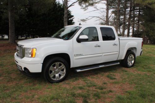 Sierra denali awd 6.2l white cashmere leather 73k, repaired rebuilt %100ready2go