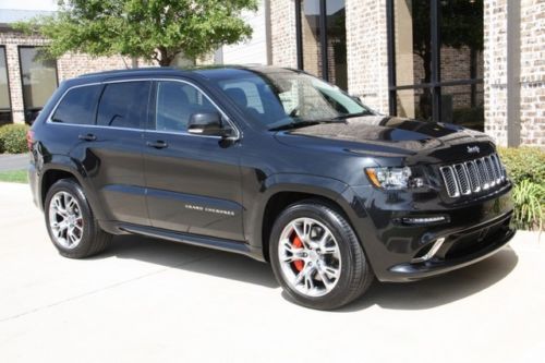 6.4l srt hemi dual pane pano sunroof luxury group ii black navigation 1 owner