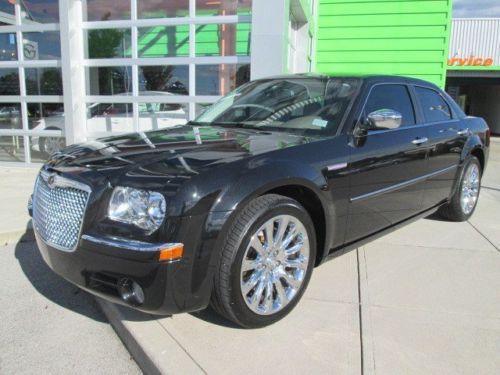 300 c leather 20&#039;s nav htd seats hemi clear title heritage ed chrome wheels