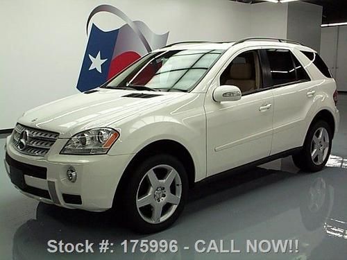 2007 mercedes-benz ml350 awd amg sport nav rear cam 60k texas direct auto