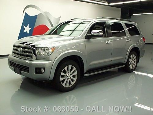 2012 toyota sequoia limited 4x4 sunroof htd leather 5k texas direct auto