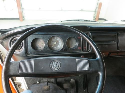 1972 Volkswagen Bus "Transport" in fresh Orange / White finish with updated int., US $19,750.00, image 14
