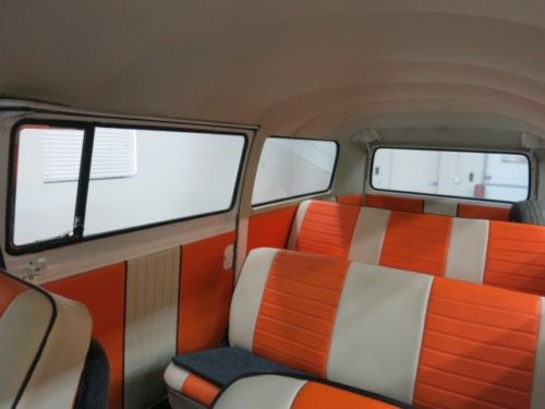 1972 Volkswagen Bus "Transport" in fresh Orange / White finish with updated int., US $19,750.00, image 16