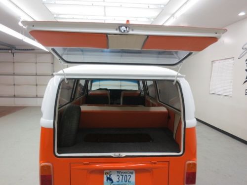 1972 Volkswagen Bus "Transport" in fresh Orange / White finish with updated int., US $19,750.00, image 21