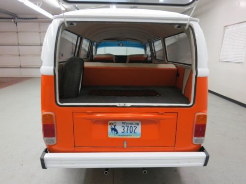 1972 Volkswagen Bus "Transport" in fresh Orange / White finish with updated int., US $19,750.00, image 22