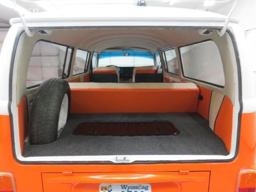 1972 Volkswagen Bus "Transport" in fresh Orange / White finish with updated int., US $19,750.00, image 23