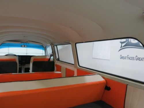 1972 Volkswagen Bus "Transport" in fresh Orange / White finish with updated int., US $19,750.00, image 24