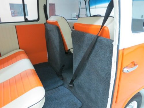 1972 Volkswagen Bus "Transport" in fresh Orange / White finish with updated int., US $19,750.00, image 33