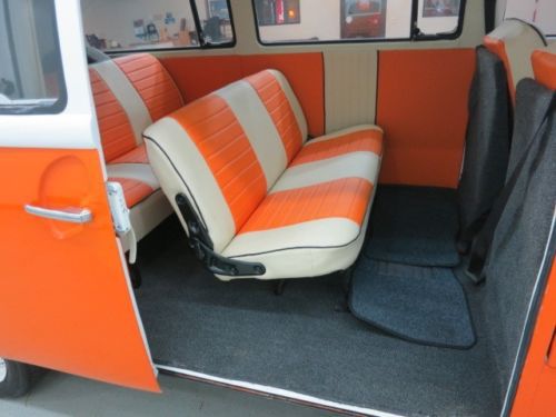 1972 Volkswagen Bus "Transport" in fresh Orange / White finish with updated int., US $19,750.00, image 34