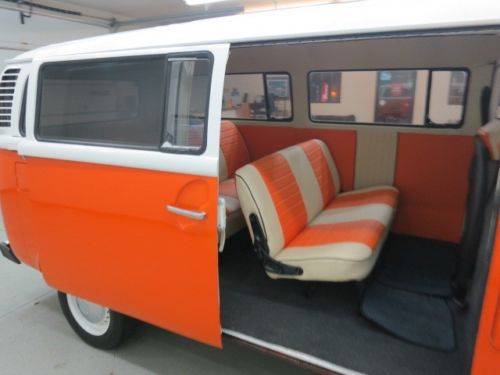 1972 Volkswagen Bus "Transport" in fresh Orange / White finish with updated int., US $19,750.00, image 36