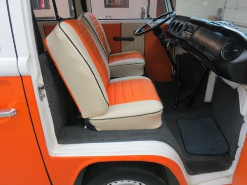 1972 Volkswagen Bus "Transport" in fresh Orange / White finish with updated int., US $19,750.00, image 41
