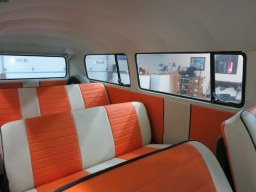 1972 Volkswagen Bus "Transport" in fresh Orange / White finish with updated int., US $19,750.00, image 42