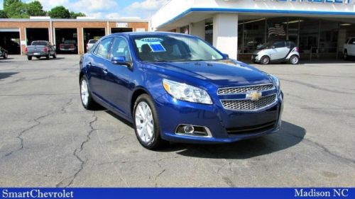 2013 chevrolet malibu ltz leather luxury sedan 1 owner carfax certified chevy