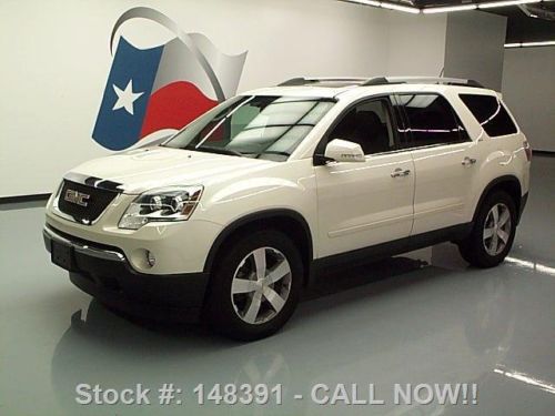 2011 gmc acadia awd dual sunroof leather rear cam 39k texas direct auto